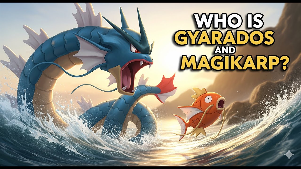 What are Gyarados and Magikarp Pokemon Characters?🐉