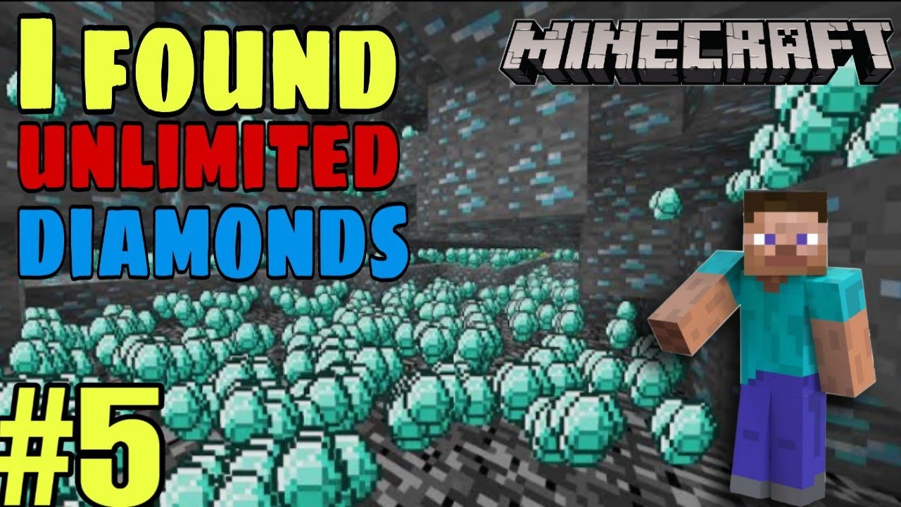 I found unlimited diamonds in Minecraft / #5 - YouTube