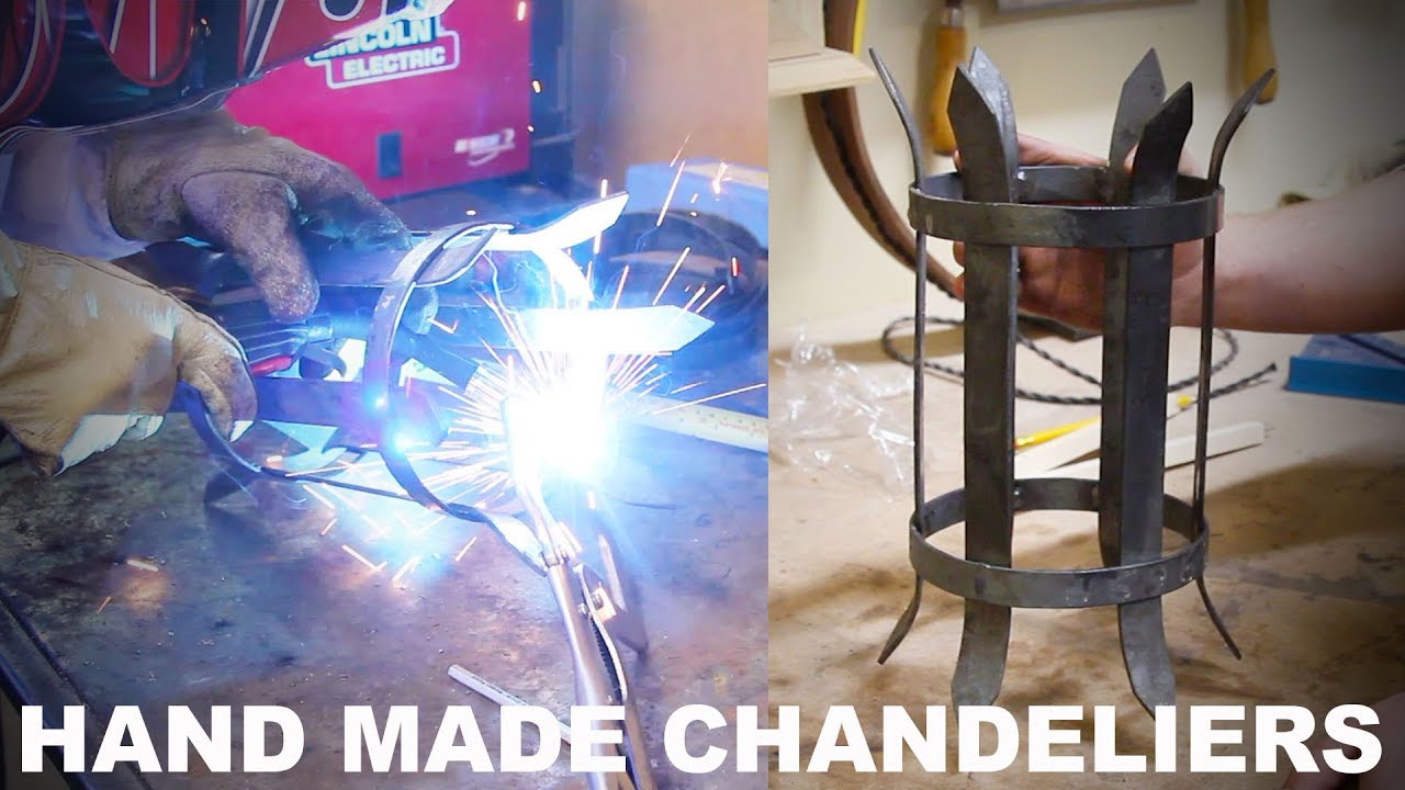 Making Hand Made Steel Chandeliers - Part 1