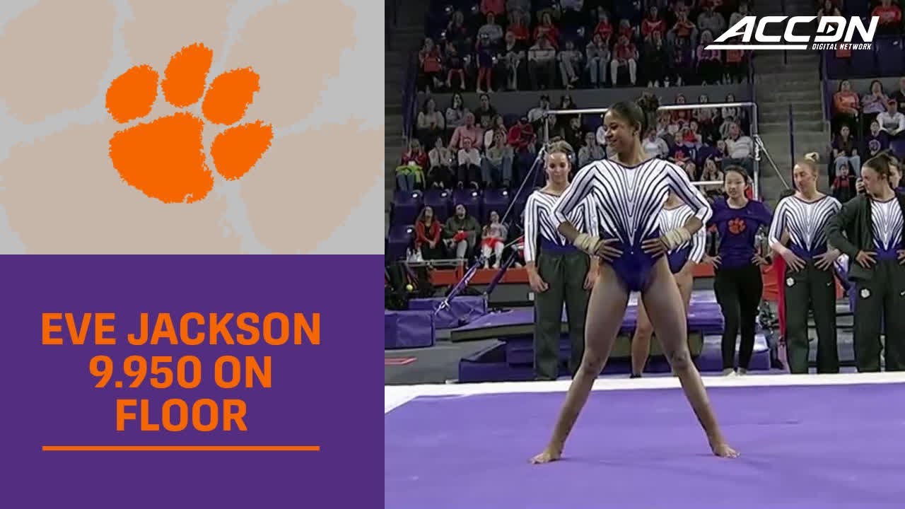 Clemson's Eve Jackson Has Her Best Performance Of The Season On Floor Exercise