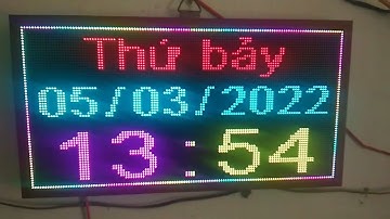 đồng hồ vạn niên led full p3