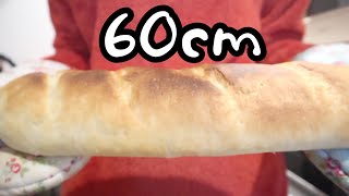 一人暮らし26歳OLがフランスパン一本食べ切るまでの全記録。【一日の食事】