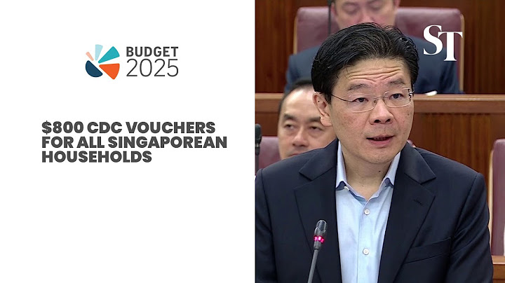 $800 CDC vouchers for all Singaporean households | Budget 2025