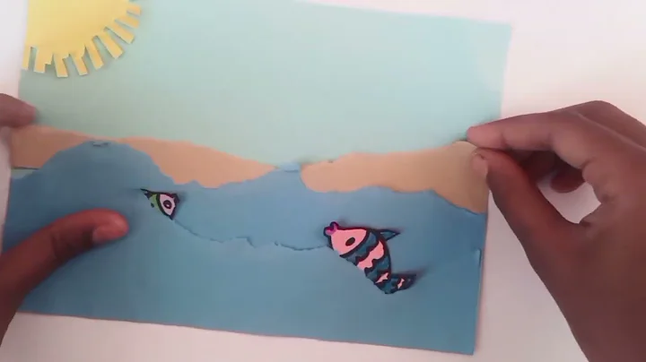 Simple Summer Paper Craft/EASY SUMMER BEACH PAPER CRAFT FOR KIDS/DIY Summer Crafts