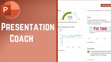 Speaker Coach in PowerPoint - Be a More Confident Presenter