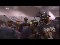 Cleveland Cavaliers celebrate 2016 NBA Championship in the locker room