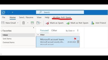 How to Disable And Enable McAfee Anti-Spam In Microsoft Outlook