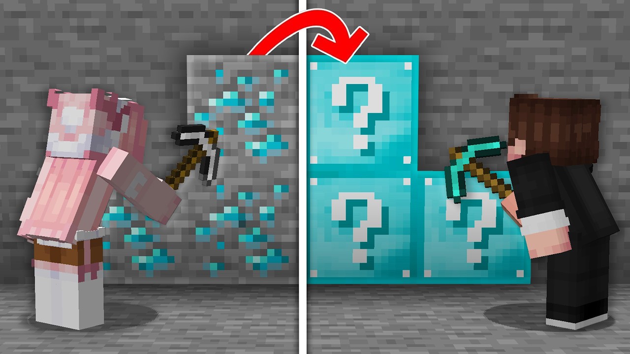 Minecraft, MA i MINERALI sono LUCKY BLOCK!! MINECRAFT ITA