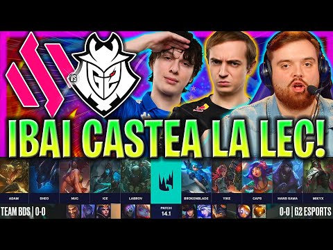 IBAI CASTEA EL COMIENZO DE LA LEC CON G2!😱 - G2 vs BDS LEC INVIERNO 2024 ESPAÑOL LVP