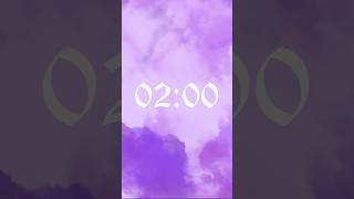 2 Minute Silent Timer  #timeroom #focus #dreamy #timer #1minute