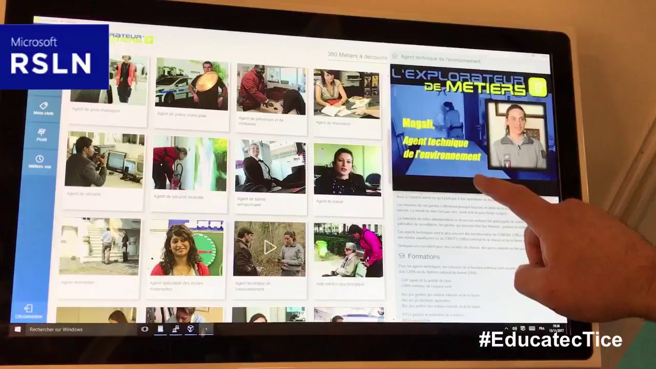 Interview de RSLN Mag pendant le salon educatec 2017