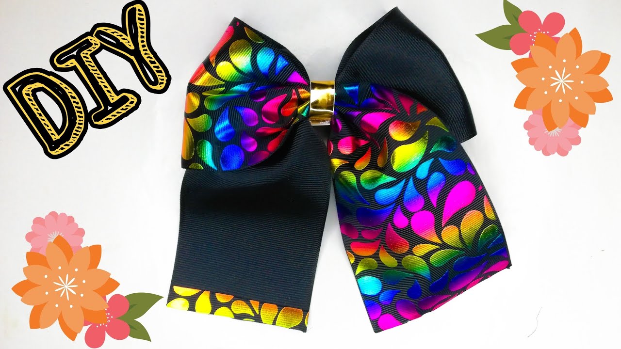 COMO HACER UN MOÑO ESTILO PORRISTA || CHEER BOW || DIY