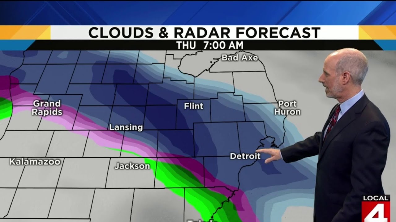 Metro Detroit weather: Cold front moving in, tracking Thursday snow ...