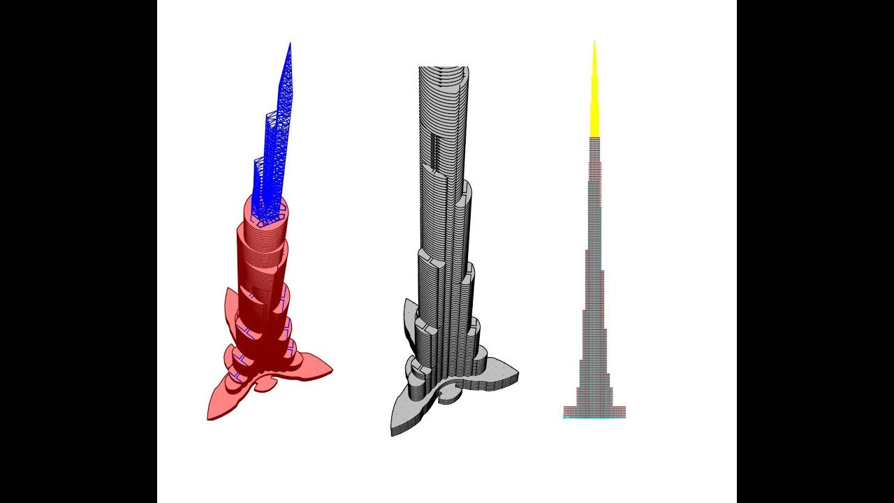 Modelling Burj Khalifa (Burj Dubai) in SAP2000 _ XFlow