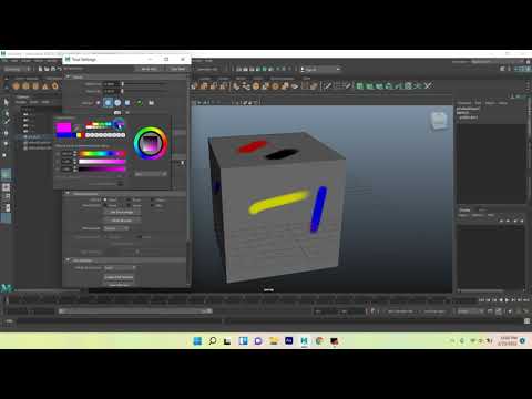 New Maya 2022 Tutorial-- 3D Paint tool
