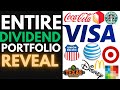 Revealing my entire dividend growth stock portfolio every stock dividend and more