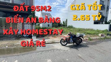 Bán đất Hội An 95m2 thổ cư, khu Làng Chài biển An Bàng, xây homestay và ở đẹp, giá rẻ đầu tư.