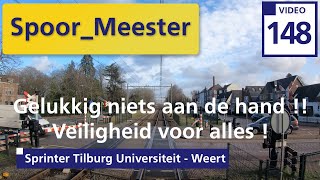 (4K) #Railway #Cabview NS #flirt | Rij mee met de sprinter van Tilburg Universiteit naar Weert (148)
