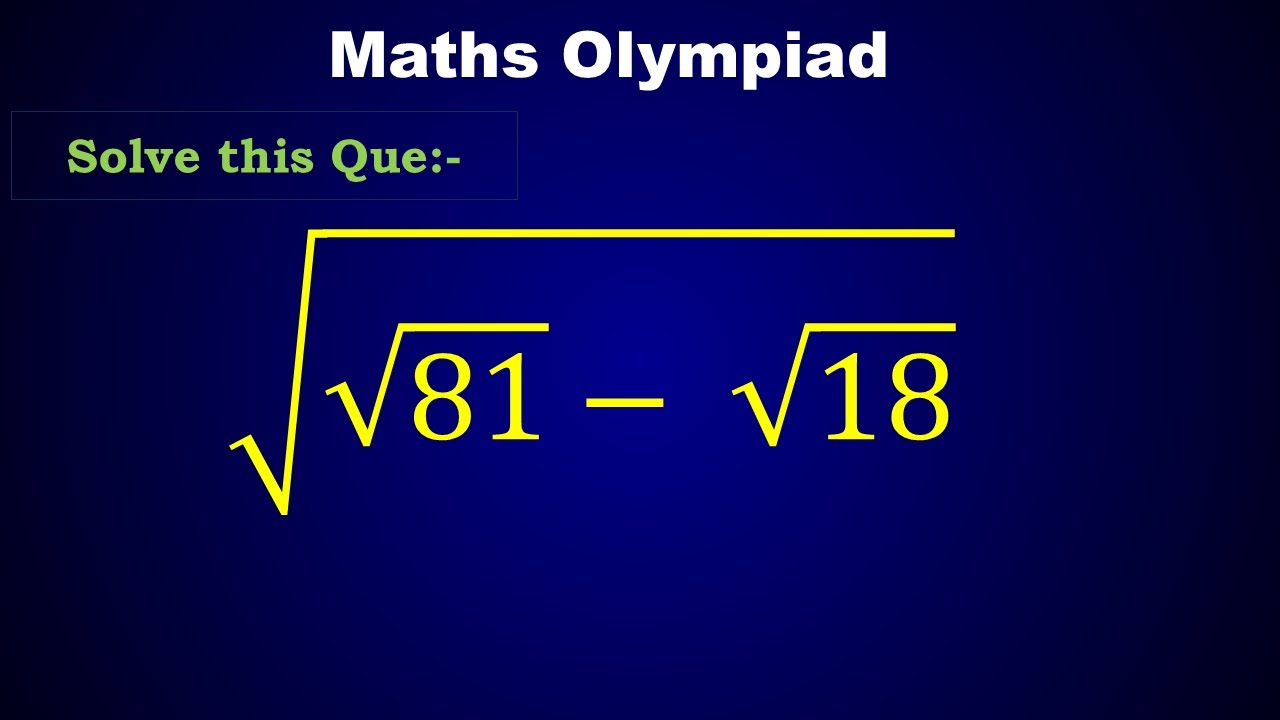 USA Math Olympiad | Algebra & Exponents Tricks | Olympiad Level Questions Explained