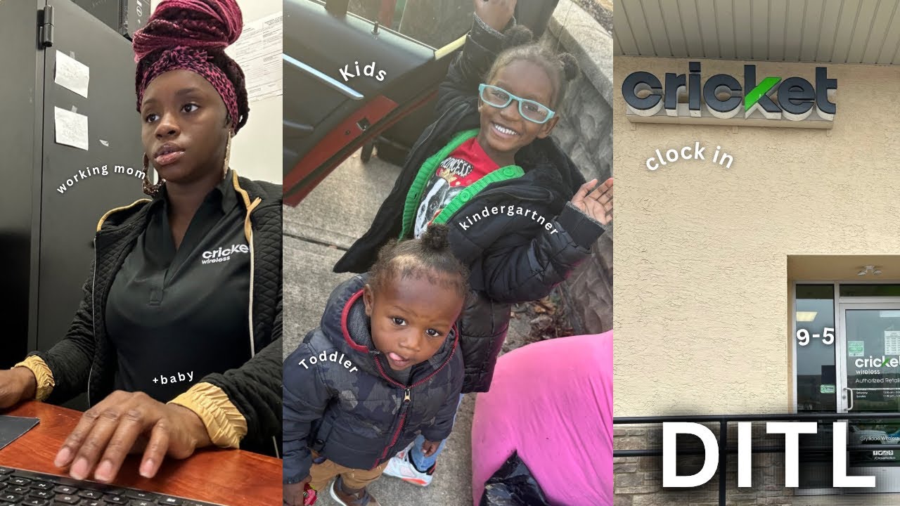 Single, Young & Pregnant| DITL: Working a 9-5, Picking up my kids from school & More