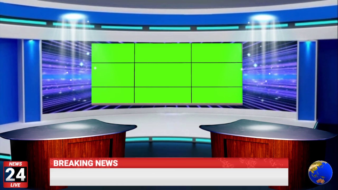 breaking news with sound | 3d news studio | tv studio background #studio  #tv #news goharinfo - YouTube