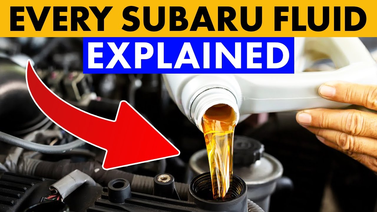 How To Replace Every Fluid In Your Subaru Like a Pro