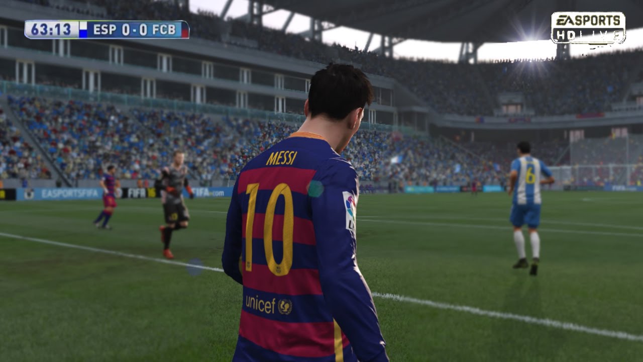 Lionel Messi vs Espanyol (Away) 02/01/2016 - Fifa Remake - by Pirelli7