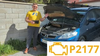 P2177 na Mazde 5 1.8 benzín 85 kw L8