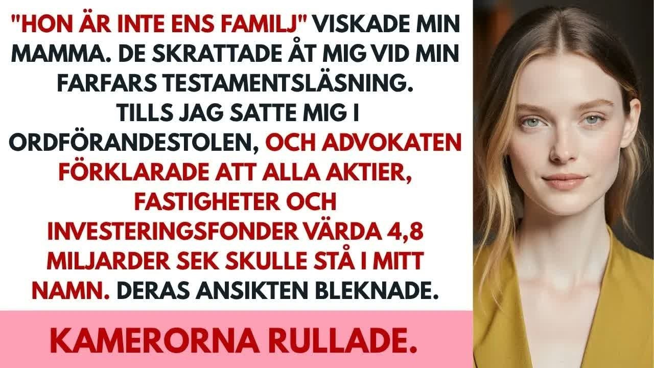 Jag satt placerad längst ner vid sidan, bredvid en sprucken staty, när min mors viskning nådde mina öron: ”Hon kan bara olja och maskiner. Hon har aldrig varit en riktig Falk.” Hela släkten hörde...