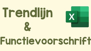 Excel - Trendlijn en functievoorschrift