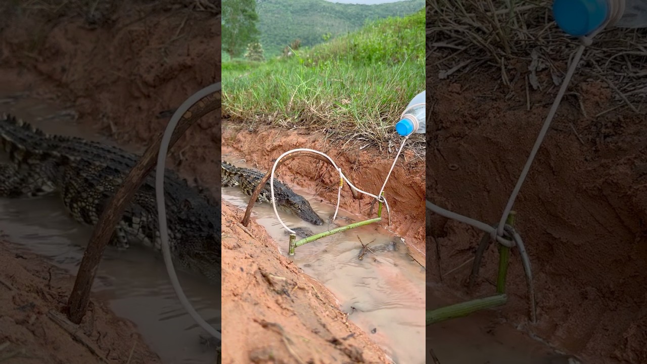 Amazing DIY Crocodile Trap 