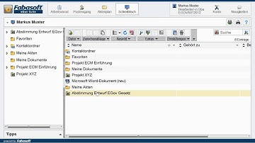 Collaboration in der Fabasoft eGov-Suite 2012 / Teil 1