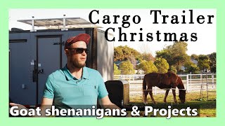 Christmas in a CARGO TRAILER | Finding warmth for WINTER projects by Tiny House Ventures 286 views 1 year ago 10 minutes, 39 seconds