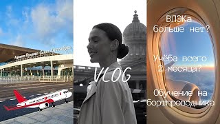 VLOG || как пройти ВЛЭК? | обучение на бортпроводника | летим в Москву на практику