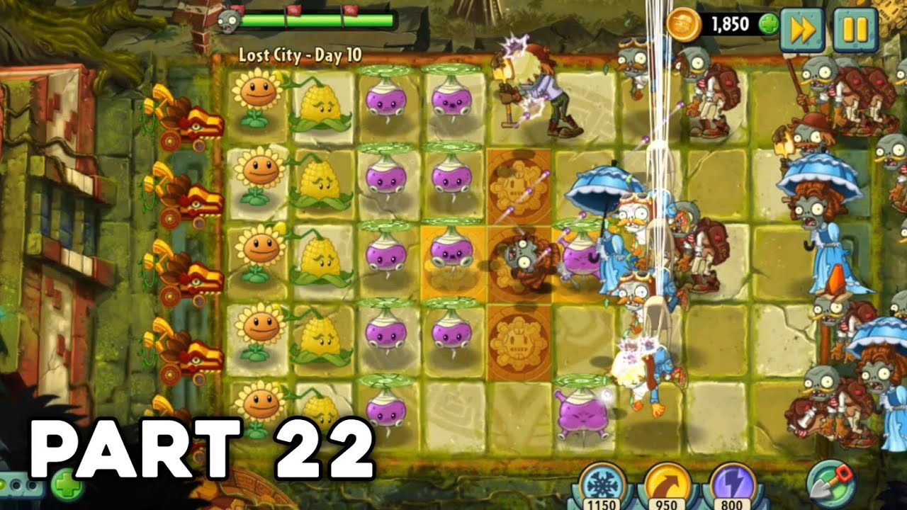 Plants vs. Zombies 2 Gameplay Walkthrough Part 22 | iOS, Android - YouTube
