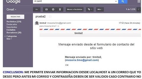 COMO ENVIAR MAIL, CORREO DESDE LOCAL HOST - IP PUBLICA -PHP - HTML
