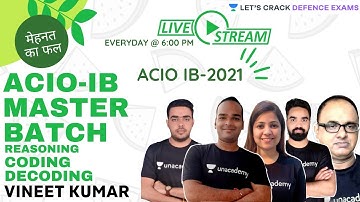 Coding Decoding (Part-3) | Reasoning | Target ACIO-IB 2021 |  Vineet Kumar