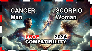 Love Compatibility 2024: Cancer Man and Scorpio Woman 🌟💖 #cancer #scorpio #forecast