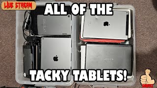 Let me show you ALL the Tacky Tablets I have (well most of them anyways)