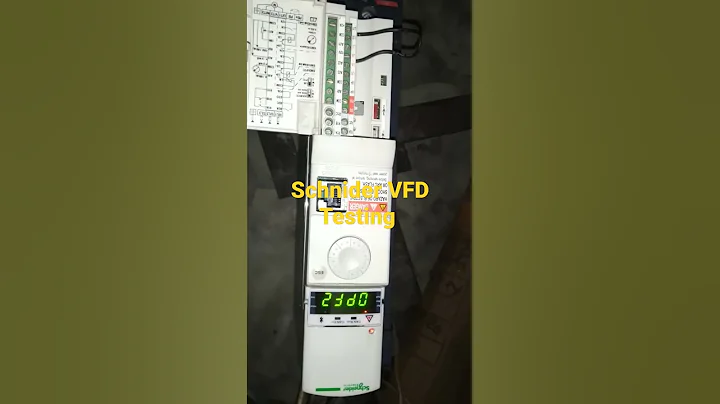 How to testing schneider VFD?