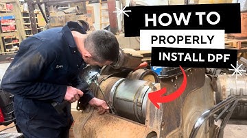 How to properly install DPF filter on Freightliner One Box - Step by Step Tutorial