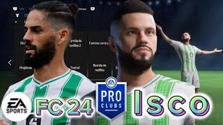 Isco EA FC 24/Pro Clubs Face Creation(Fifa 24)(Clubes Pro)(Lookalike)
