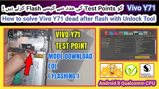 How to flash Vivo Y71 (1724) dead after flash with test points android 8 Qualcomm | 2023 |
