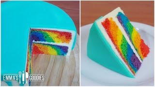 Rainbow Cake Recipe One Pan Recipe 