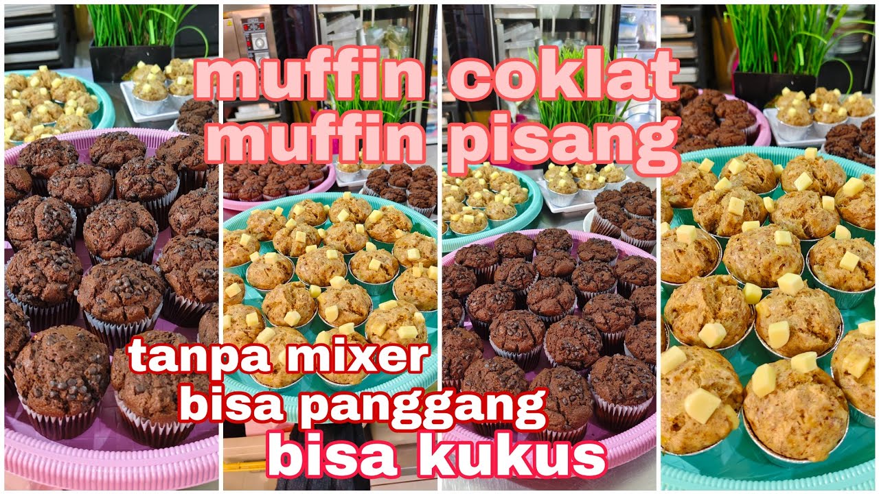 Mudahnya membuat muffin ala bakery cuma diaduk dipanggang/dikukus dengan resep andalan fifi kitchen