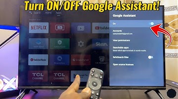 How to Turn On or Off Voice Control Google Assistant on TCL Android TV! 