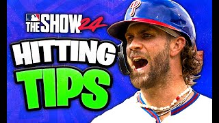 MLB The Show 24 Hitting Tips! Improve Pitch Recognition, Destroy Fastballs, BEST Controller Settings