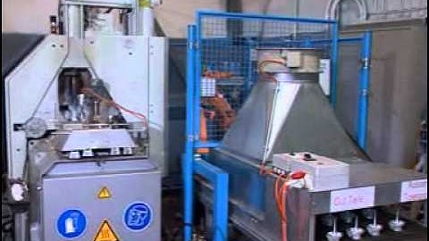 Handling of cast parts with a KUKA robot