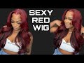 Red Wig Install ❤️ | Body Wave Wig |Hurela Hair