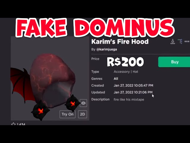 2014 Roblox Headless with 50k Robux Dominus! Check Algeria